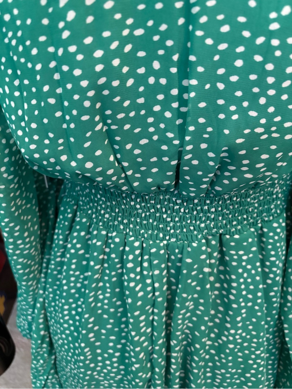 JAPNA MINI POLKADOT DRESS WITH TIE - Picture 8 of 11